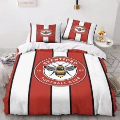 Alternative view of Brentford FC EST 1889 Bedding Set