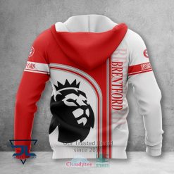 Alternative view of Brentford FC Logo Pullover Hoodie
