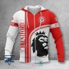 Brentford FC Logo Zip Up Hoodie