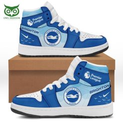 Brighton & Hove Albion FC Premier League Air Jordan 1 High Sneakers