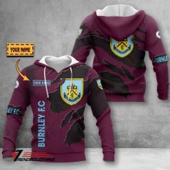 Burnley FC Custom Name Limited Edition Pullover Hoodie