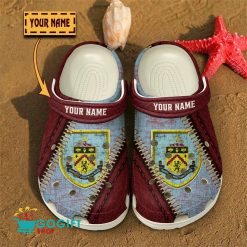 Burnley FC Custom Name Style Crocs