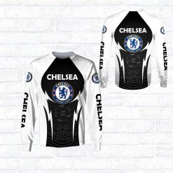 Chelsea FC Black White Sweatshirt