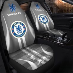 Chelsea FC Grey Car Seat Covers