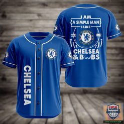Chelsea FC I Am Simple Man Baseball Jersey