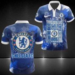 Chelsea FC Keep The Blue Flag Flying Polo Shirt