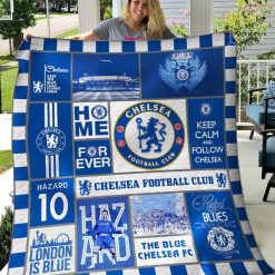 Chelsea FC Quilt Blanket