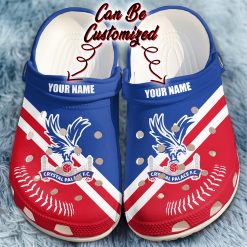 Crystal Palace FC Custom Name Blue Red Crocs