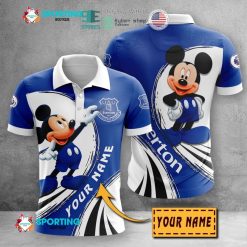 Everton FC Custom Name Mickey Polo Shirt