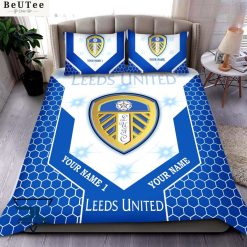 Leeds United Custom Name Logo Bedding Set