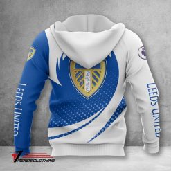 Alternative view of Leeds United Dot Style Zip Up Hoodie