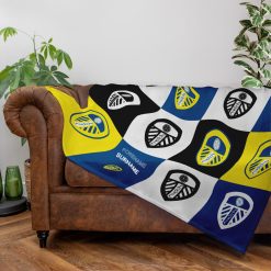Alternative view of Leeds United Pattern Fleece Blanket