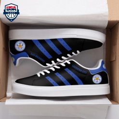 Leicester City FC Black Blue Stripes Stan Smith Shoes