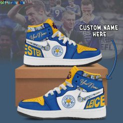 Leicester City FC Custom Name Premier League Air Jordan 1 High Sneakers