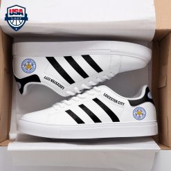 Leicester City FC White Black Stripes Stan Smith Shoes