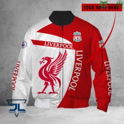 Liverpool FC Custom Name Premier League 2022 Bomber Jacket