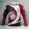 Liverpool FC Custom Name Premier League Zip Up Hoodie