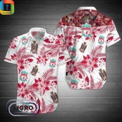 Liverpool FC Flower Hawaiian Shirt