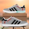 Liverpool FC Grey Black Stripes Stan Smith Shoes
