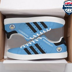 Manchester City Black Stripes Stan Smith Shoes