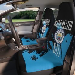 Manchester City Black White Car Seat Covers