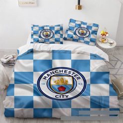 Manchester City Caro Style Bedding Set