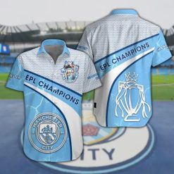 Manchester City Champions 2022-2023 Hawaiian Shirt
