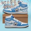 Manchester City Custom Name Number Premier League 23 24 Air Jordan 1 High Sneakers