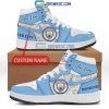 Manchester City Custom Name The Citizens Champions Air Jordan 1 High Sneakers