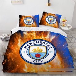 Manchester City Fire Bedding Set