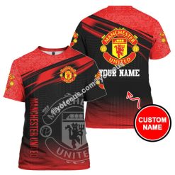 Manchester United Custom Name T-Shirt