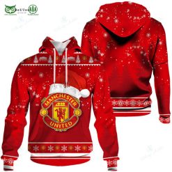 Manchester United Premier League Christmas Pullover Hoodie
