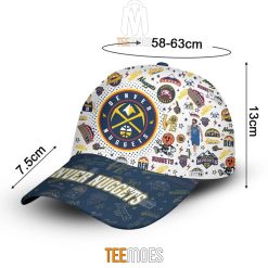 Alternative view of NBA Denver Nuggets Jokic Pattern Classic Cap