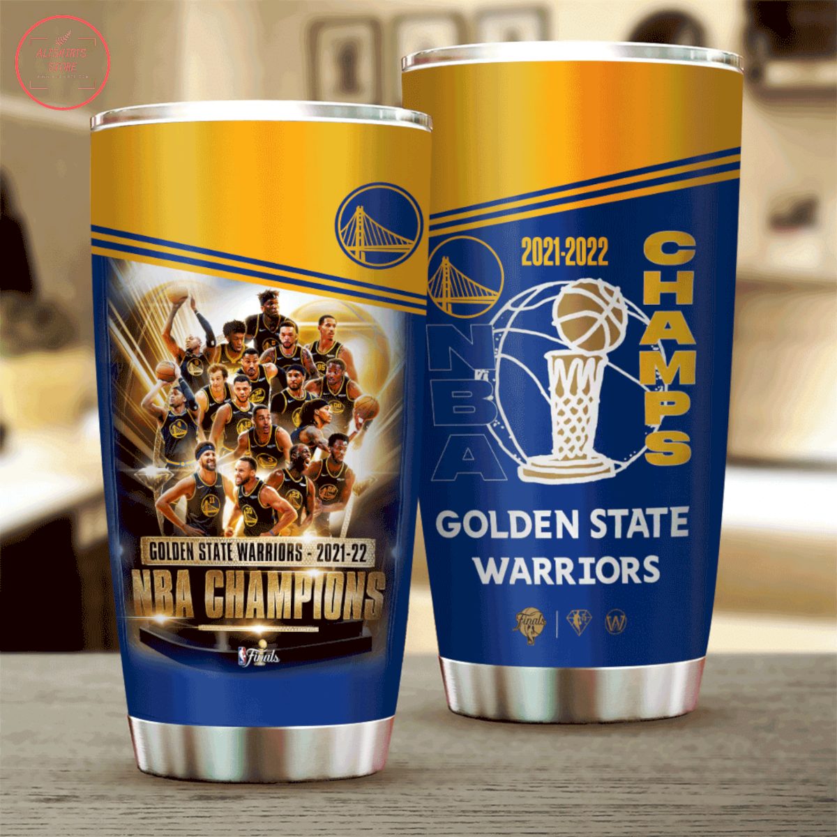 NBA Golden State Warriors Champions 2022 Tumbler