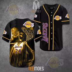 NBA Los Angeles Lakers Kobe Bryant Skull Baseball Jersey