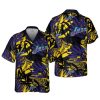 NBA Utah Jazz Tropical Palm Leaves Hawaiian Shirt