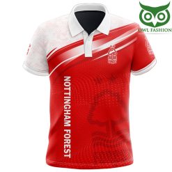 Nottingham Forest FC Red White Polo Shirt