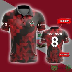 Southampton FC Custom Name Number Premier League Red Polo Shirt