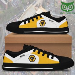 Alternative view of Wolverhampton Wanderers FC White Yellow Low Top Shoes