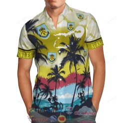 Burnley FC Palm Tree Hawaiian Shirt
