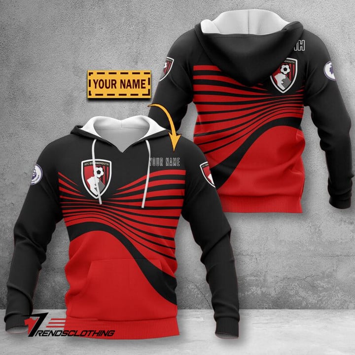 AFC Bournemouth Custom Name Special Style Pullover Hoodie