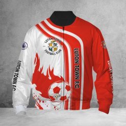 EFL Luton Town FC Fire Ball Bomber Jacket