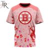 NHL Boston Bruins Custom Name x2 Date Valentine T-Shirt