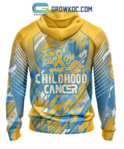 Alternative view of NHL Buffalo Sabres Against Childhood Cancer Zip Up Hoodie