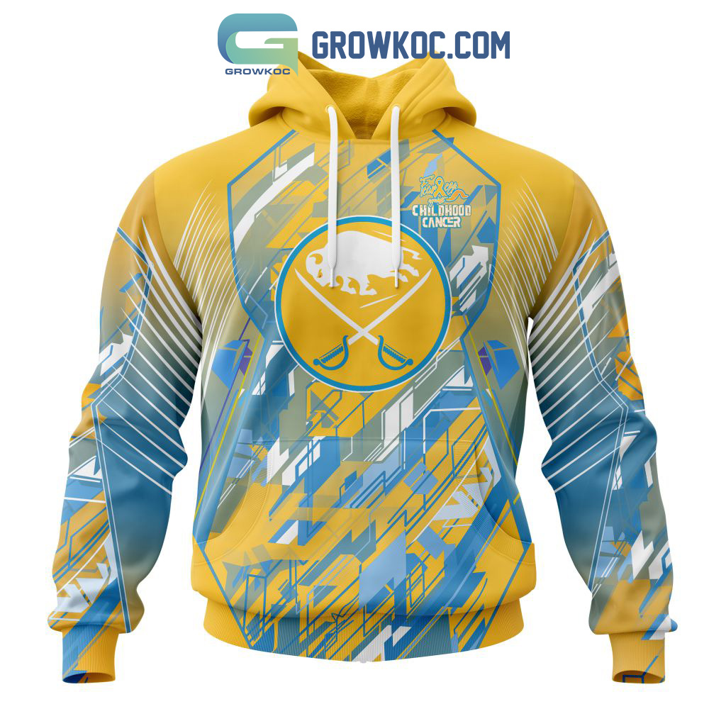 NHL Buffalo Sabres Against Childhood Cancer Pullover Hoodie