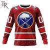 NHL Buffalo Sabres Custom Name Number Valentine Gift Sweatshirt