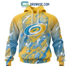 NHL Carolina Hurricanes Against Childhood Cancer Pullover Hoodie