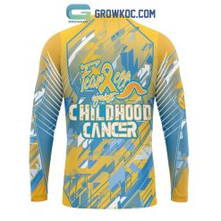 Alternative view of NHL Carolina Hurricanes Against Childhood Cancer Sweatshirt