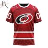 NHL Carolina Hurricanes Custom Name Number Valentine Gift T-Shirt