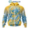 NHL Columbus Blue Jackets Against Childhood Cancer Zip Up Hoodie